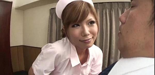  Raunchy Nurse Aoba gives her Doctor the blowjob of his lifetime